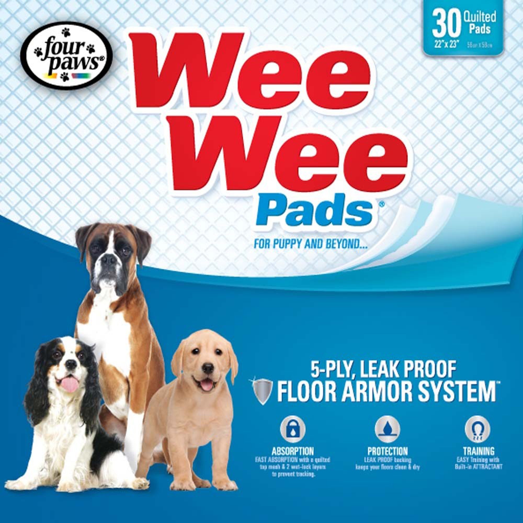 Four Paws WeeWee Superior Performance Dog Pee Pads 1ea/22 in X 23 in 30 ct