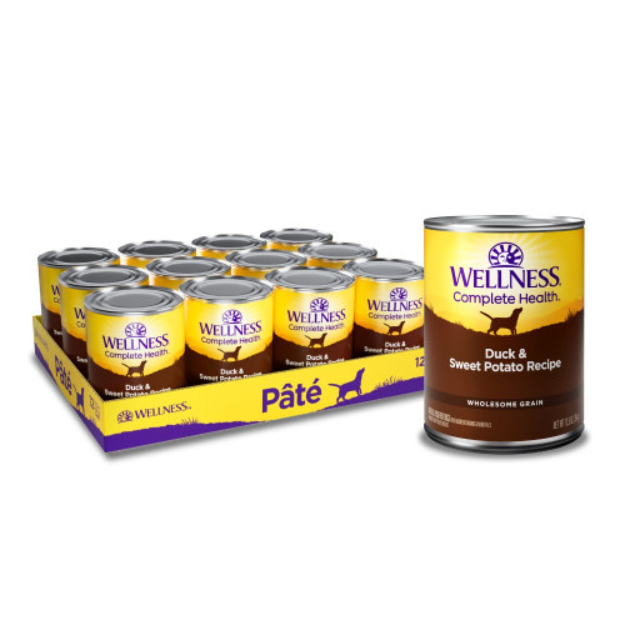 Wellness Dog Complete Health Duck Sweet Potato Recipe 12.5oz. (Case of 12)