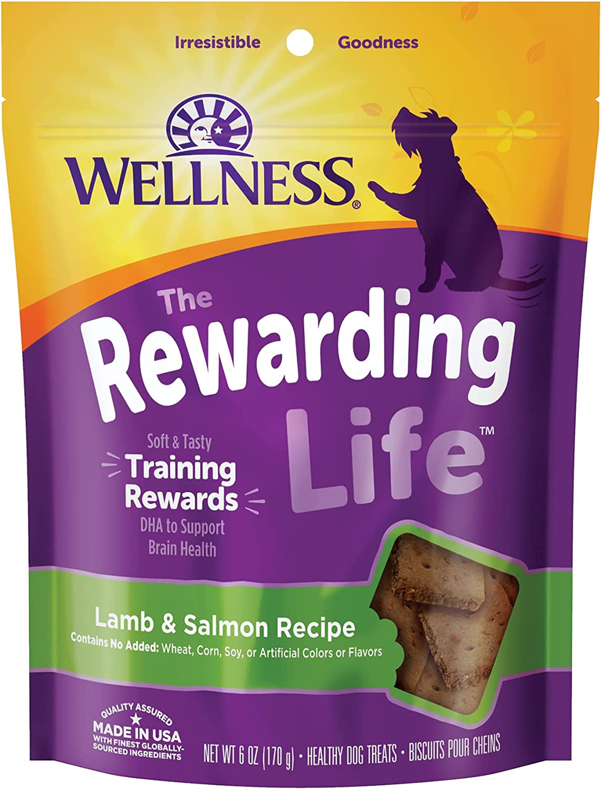 Wellness Rewarding Life Dog 6oz. Lamb Slmn Soft (Case of 6)