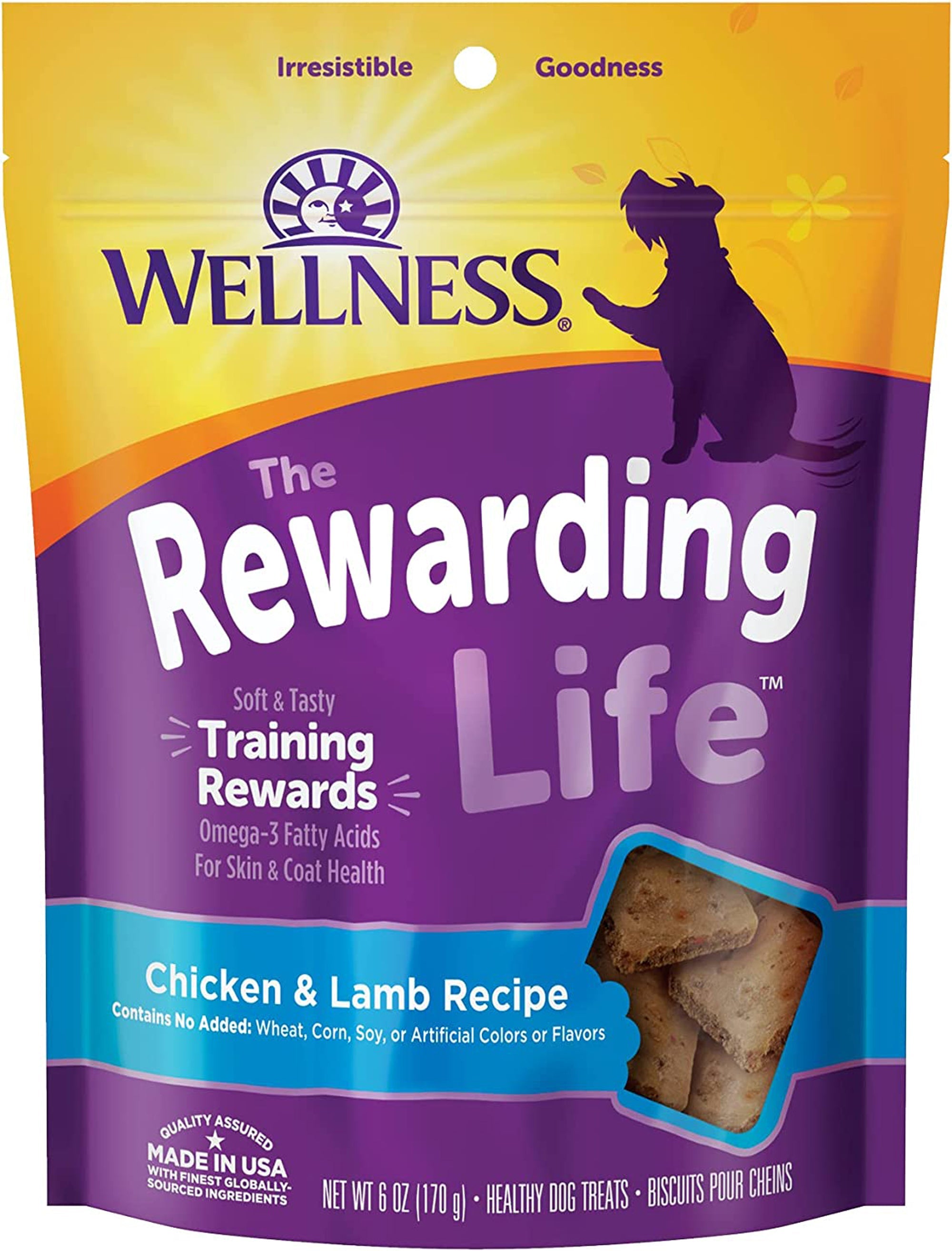 Wellness Rewarding Life Dog 6oz. Chicken Lamb Soft (Case of 6)