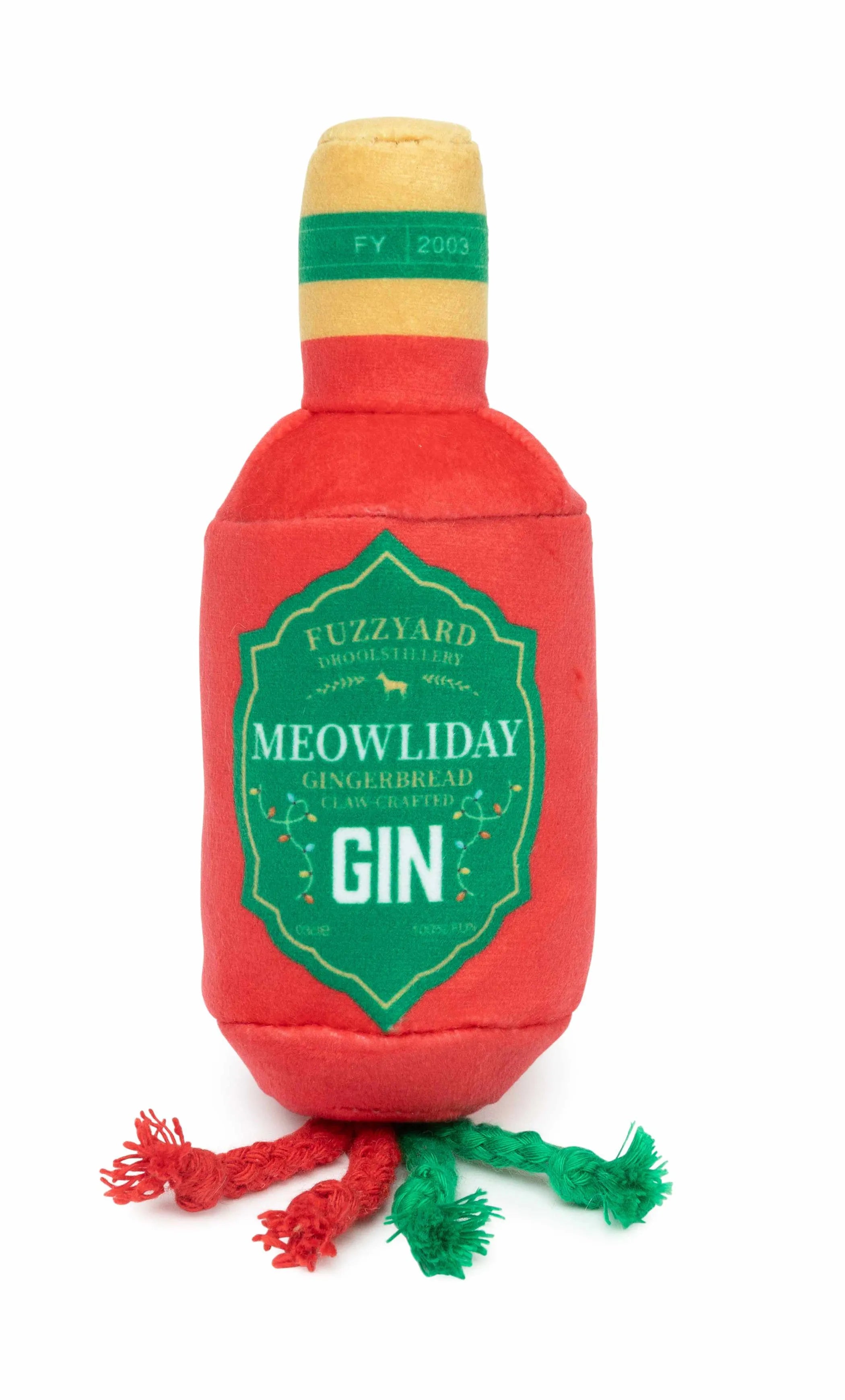 FuzzYard Meowliday Gingerbread Gin Cat Toy