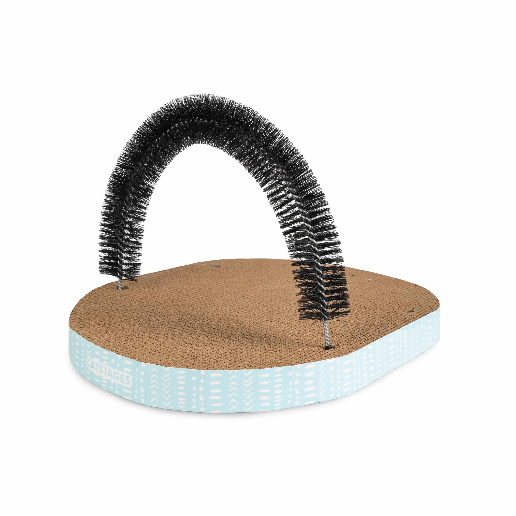 Catstages Scratch & Groom Corrugated Cat Scratch Pad with Catnip