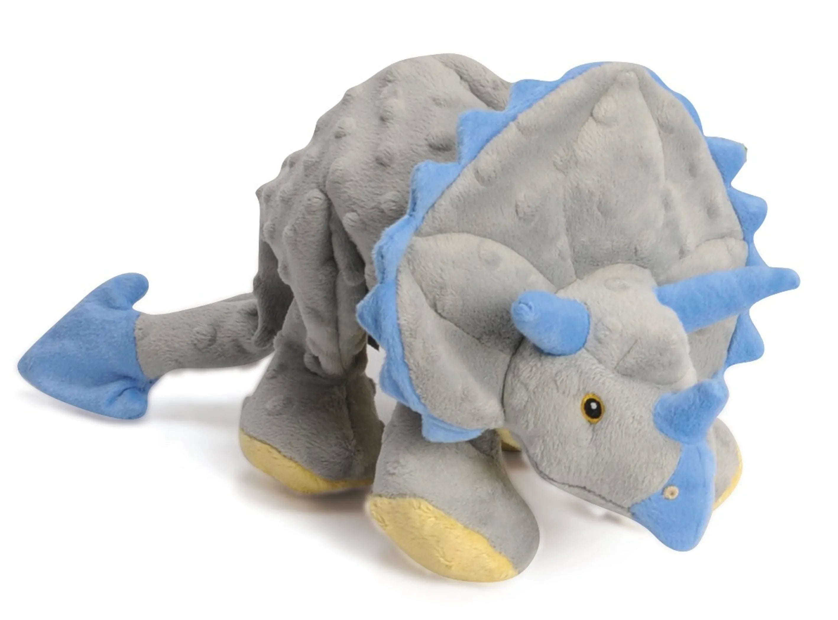 GoDog Dinos Frills Triceratops Plush Dog Toy