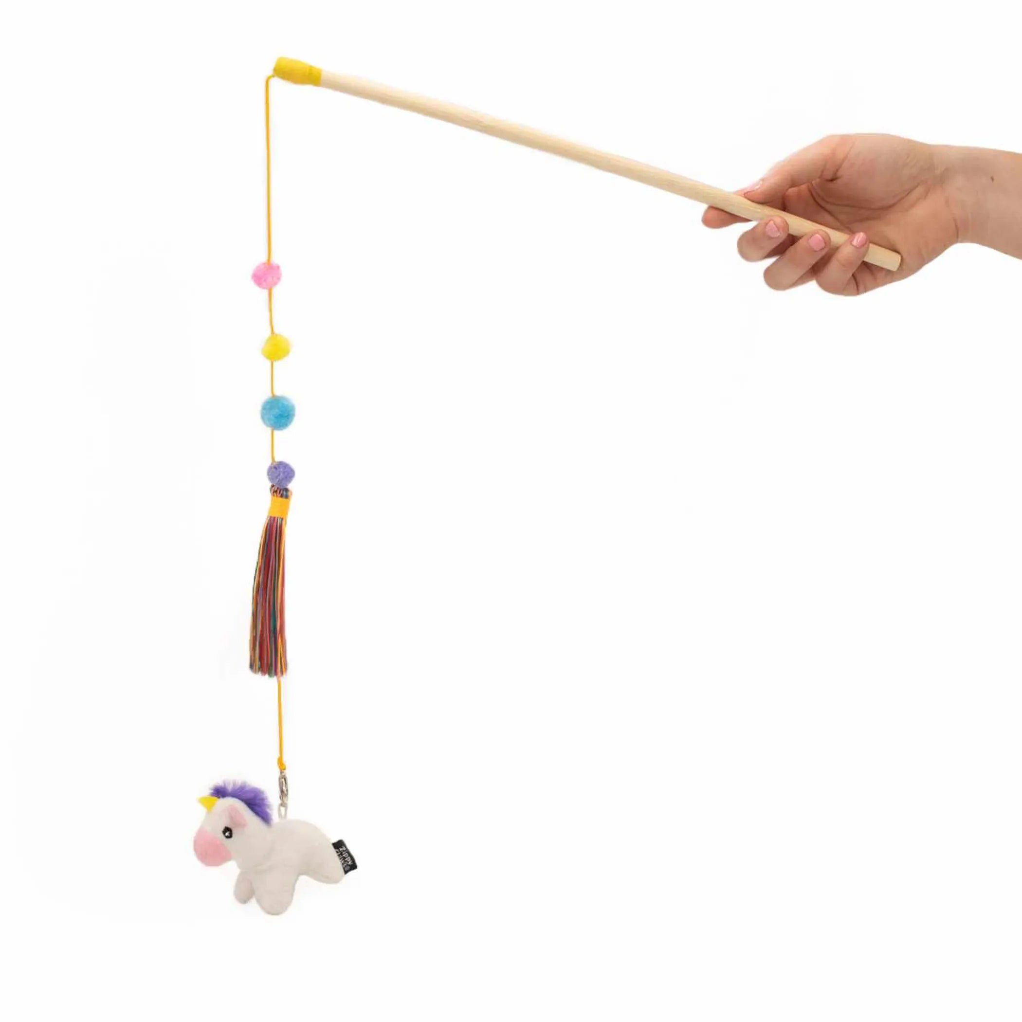 ZippyClaws ZippyStick Unicorn Wand Cat Toy