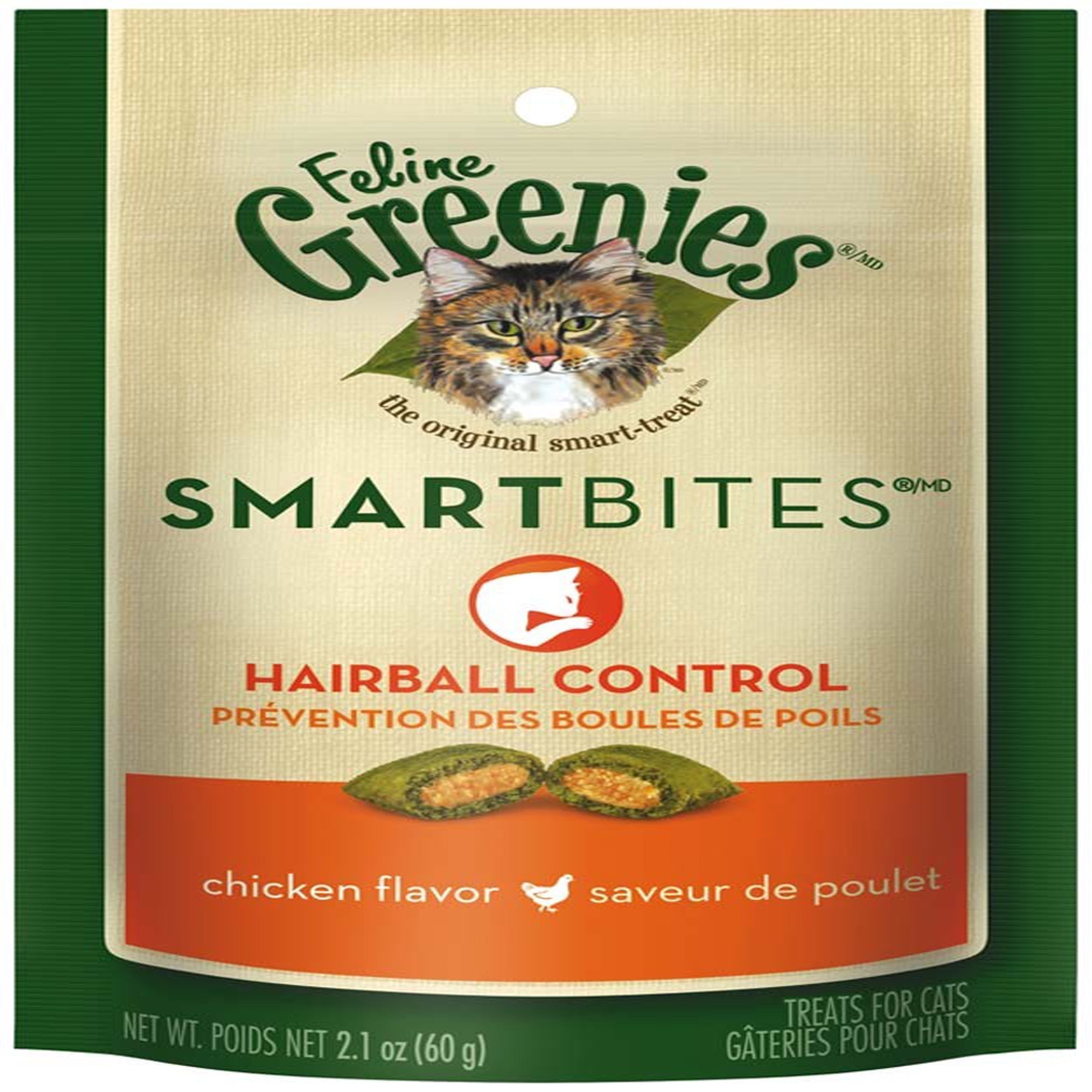 Greenies Feline SmartBites Healthy Indoor Cat Treats Chicken, 1ea/2.1 oz