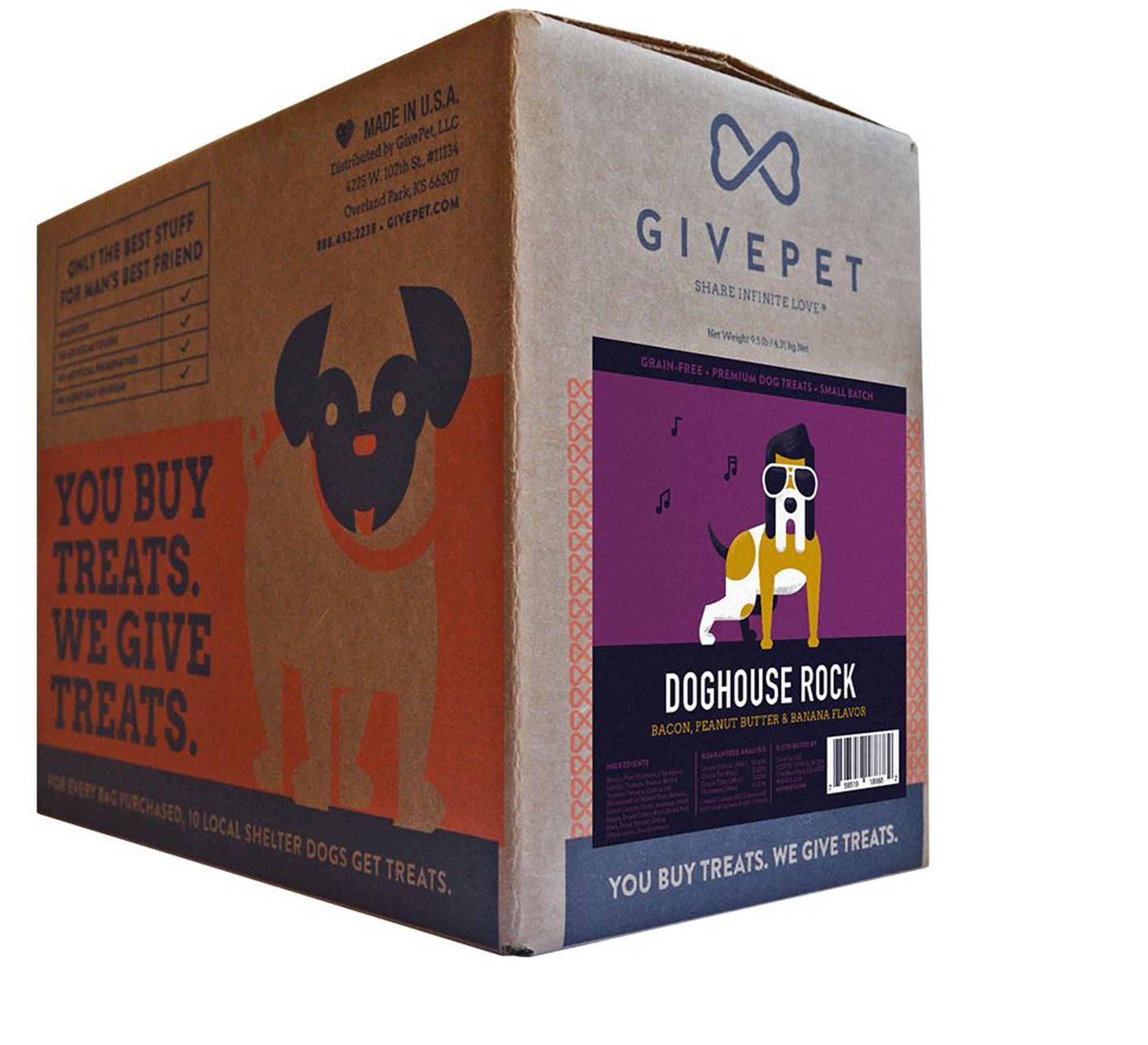GivePet Dog Doghouse Rock 9.5Lbs. Bulk