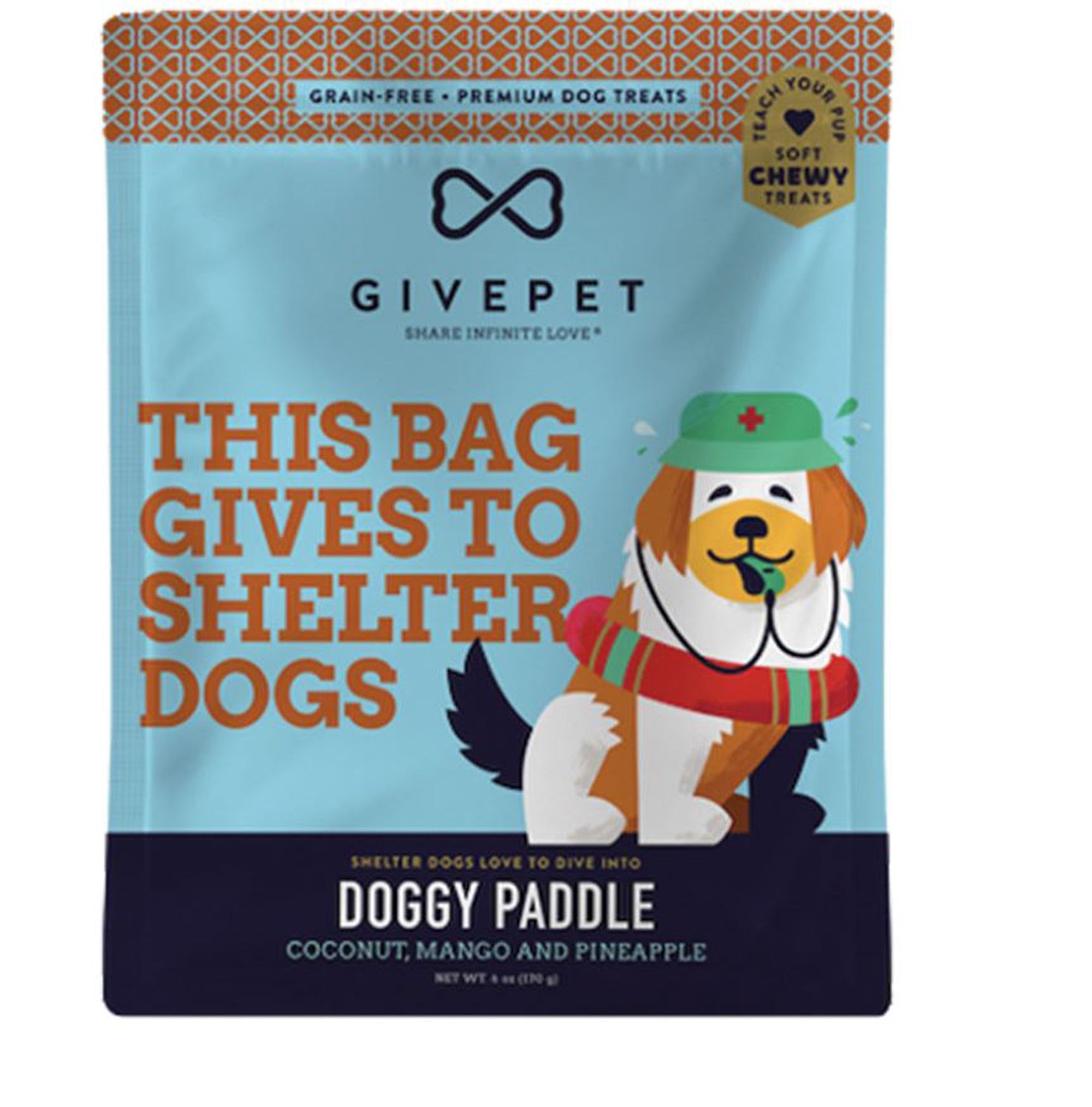 GivePet Dog Grain Free Doggy Paddle 6oz.