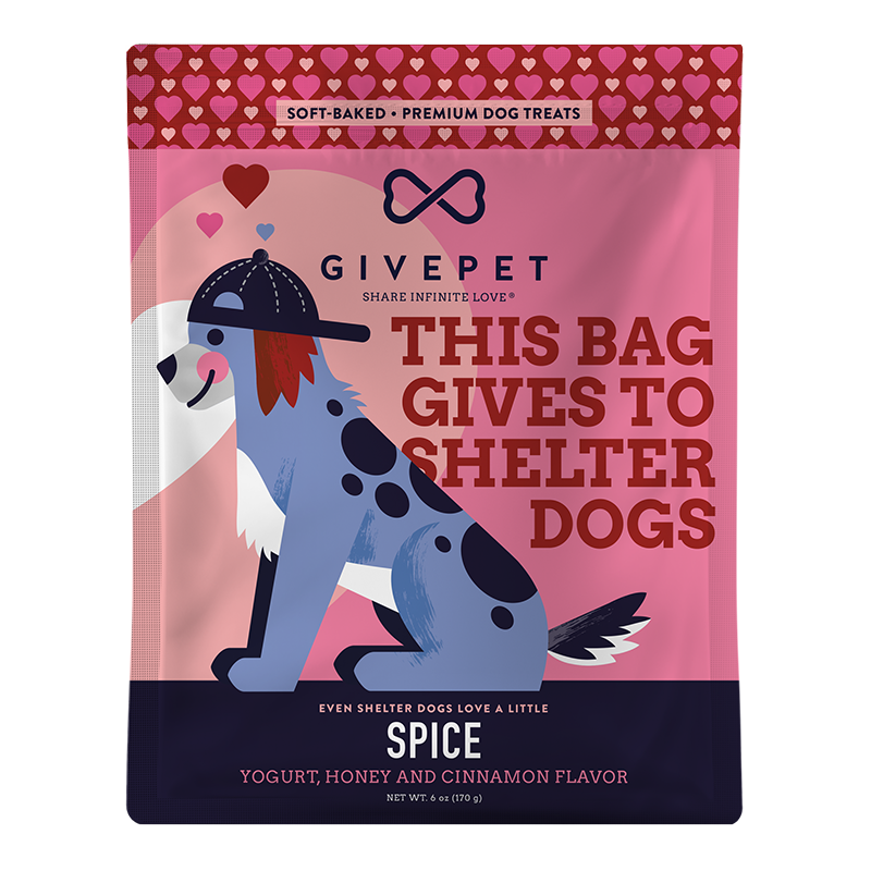 GivePet Holiday Dog Treat Soft Chew Spice 6oz.