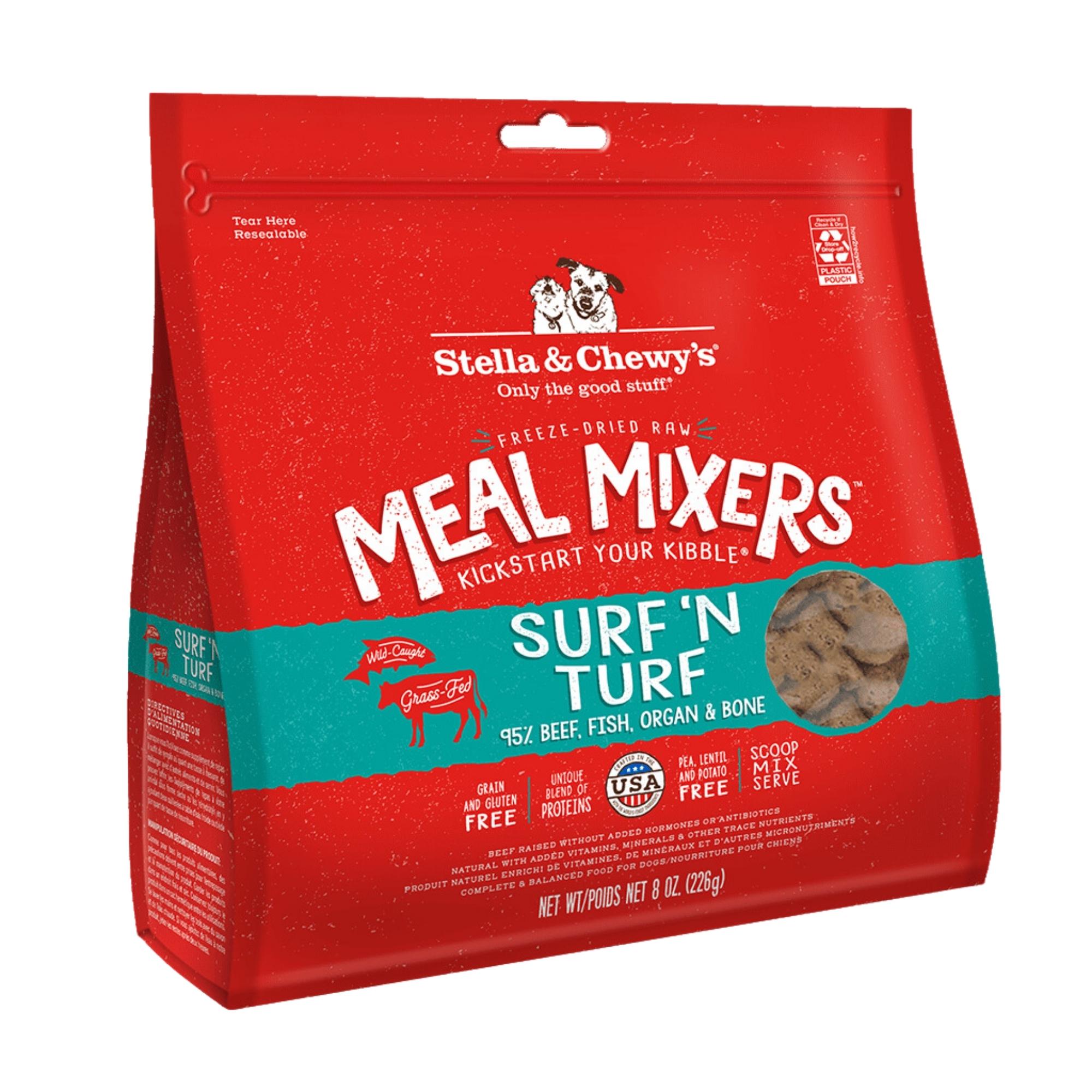 Stella & Chewy'S Dog Freeze-Dried Mixer Surf & Turf 8oz. Default Title