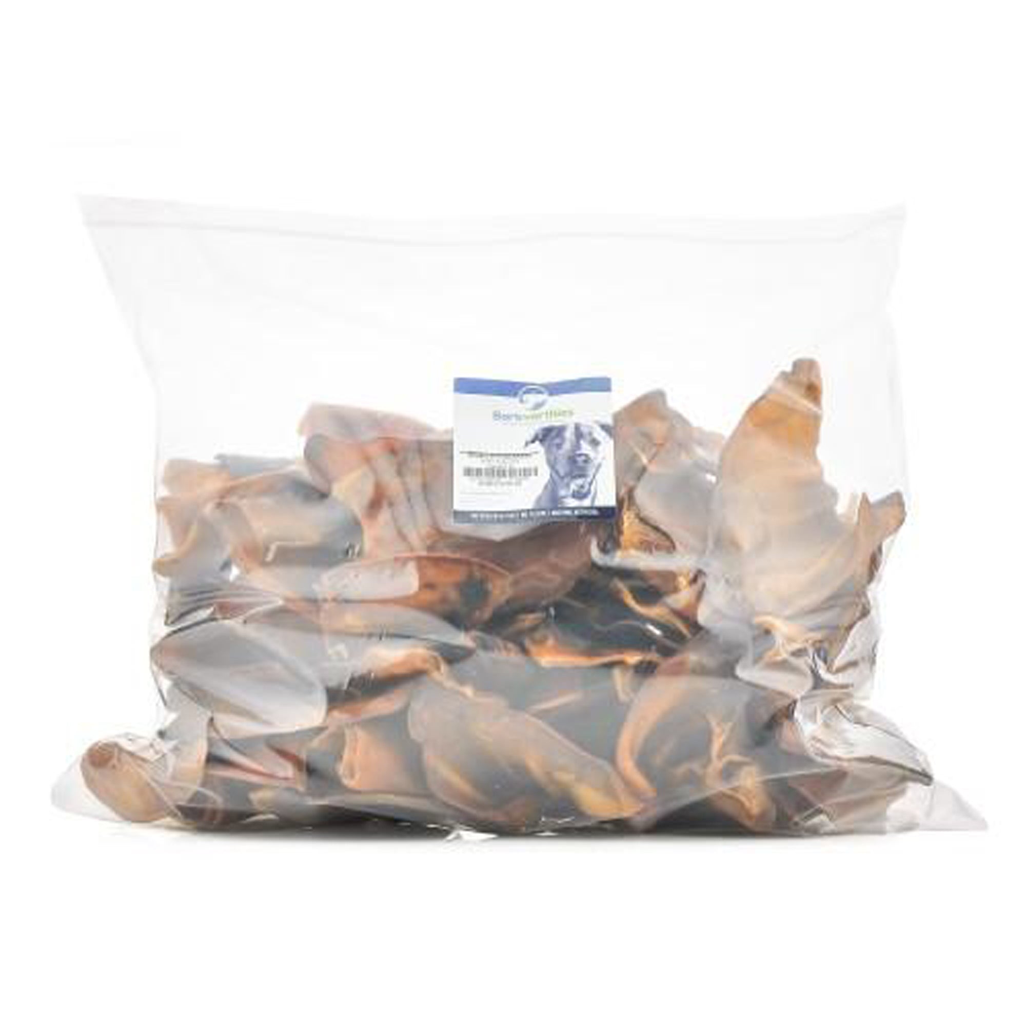Barkworthies Dog Pig Ears 50 Pack