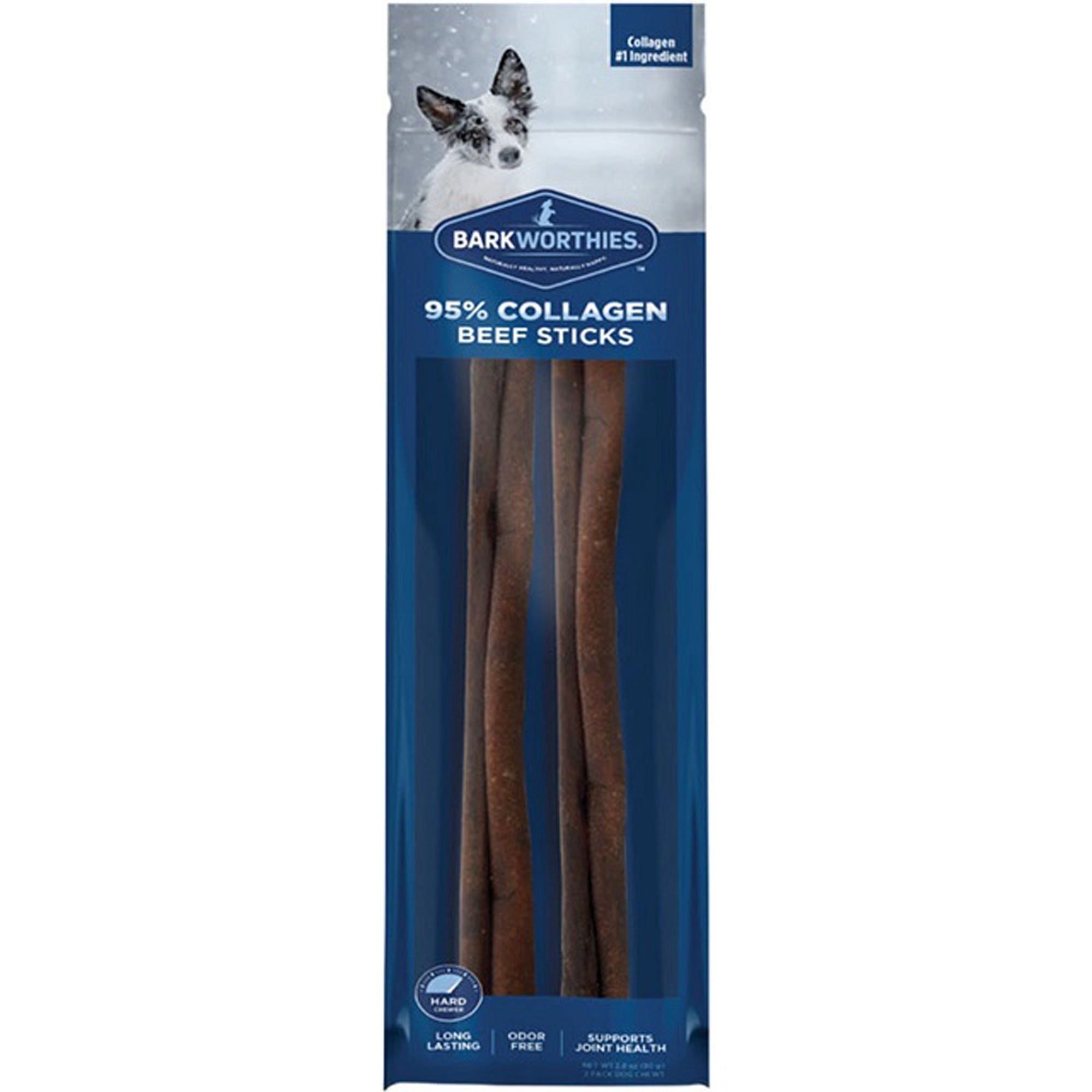Barkworthies Dog Collagen Grain Free Stick 12 Inch 2 Pack (Case Of 6)