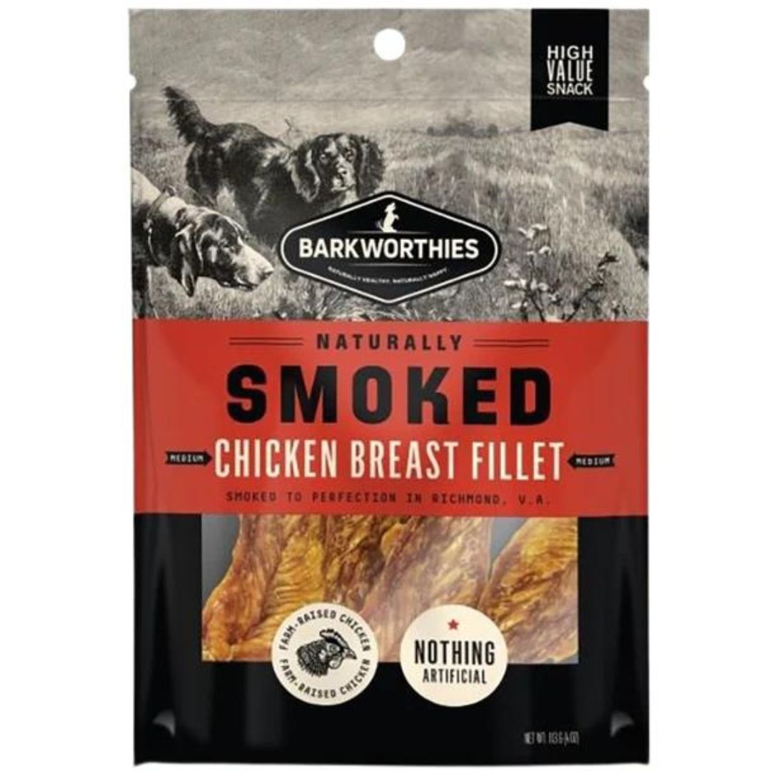 Barkworthies Dog Smoked Chicken Fillet 4oz. Default Title