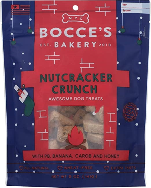 Bocce's Bakery Dog Soft Chewy Nutcracker 6oz.