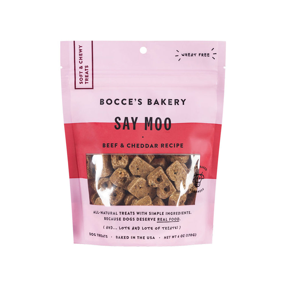 Bocces Bakery Dog Soft and Chewy Say Moooo 6Oz Default Title