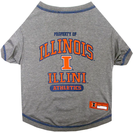 Illinois Fighting Illini Pet Tee Shirt