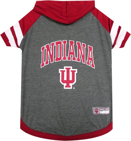 Indiana Hoosiers Pet Hoodie Tee Shirt
