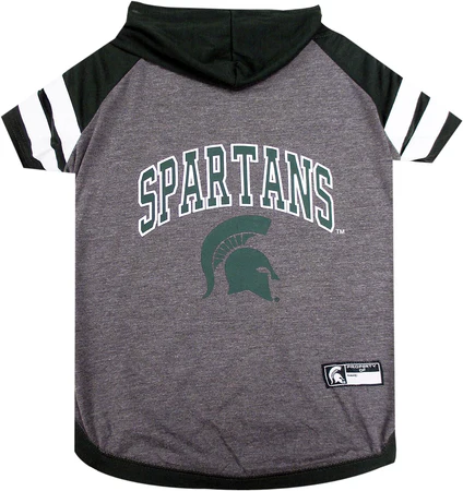 Michigan State Spartans Pet Hoodie Tee Shirt