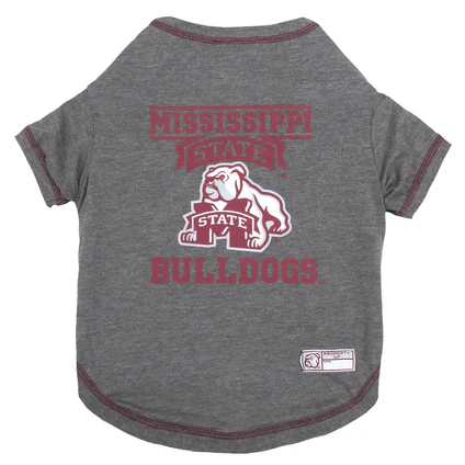 Mississippi Bulldogs Pet Tee Shirt