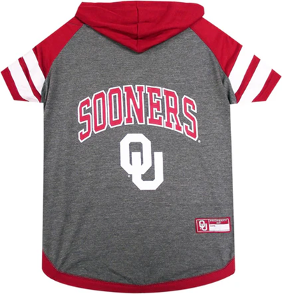 Oklahoma Sooners Pet Hoodie Tee Shirt