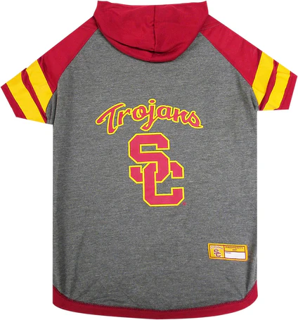 USC Trojans Pet Hoodie Tee Shirt