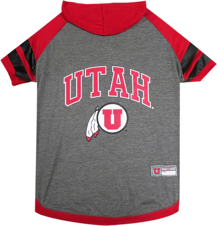 Utah Utes Pet Hoodie Tee Shirt