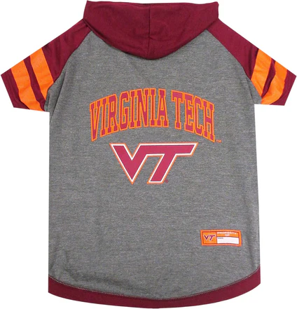 Virginia Tech Hokies Pet Hoodie Tee Shirt