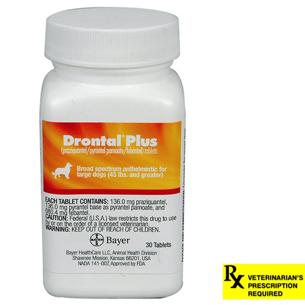 Drontal Plus Rx 136 mg x 30 Tablet