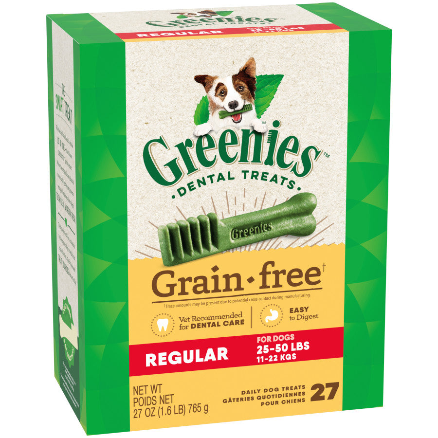 Greenies Grain Free Dog Dental Treats Regular Original 1ea/27 oz, 27 ct