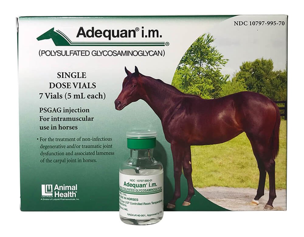 Rx Adequan (Equine) 500mg/5ml x 5 ml x 7 vials