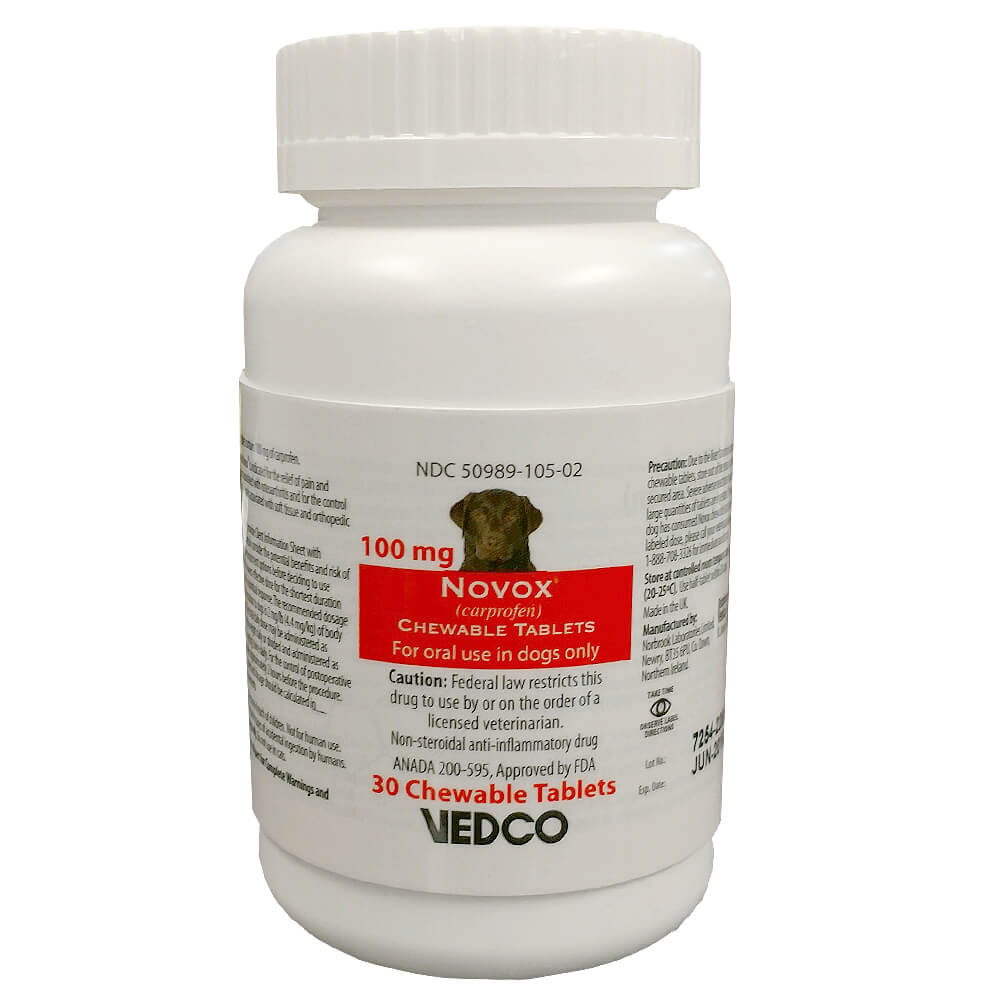 Rx Novox 100mg x 30 chewable tablets