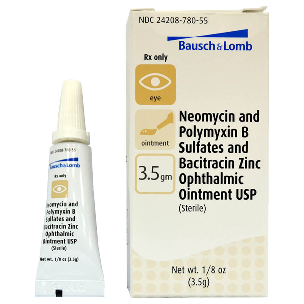 Rx Neo/poly/bac opth x 3.5gm opth ointment