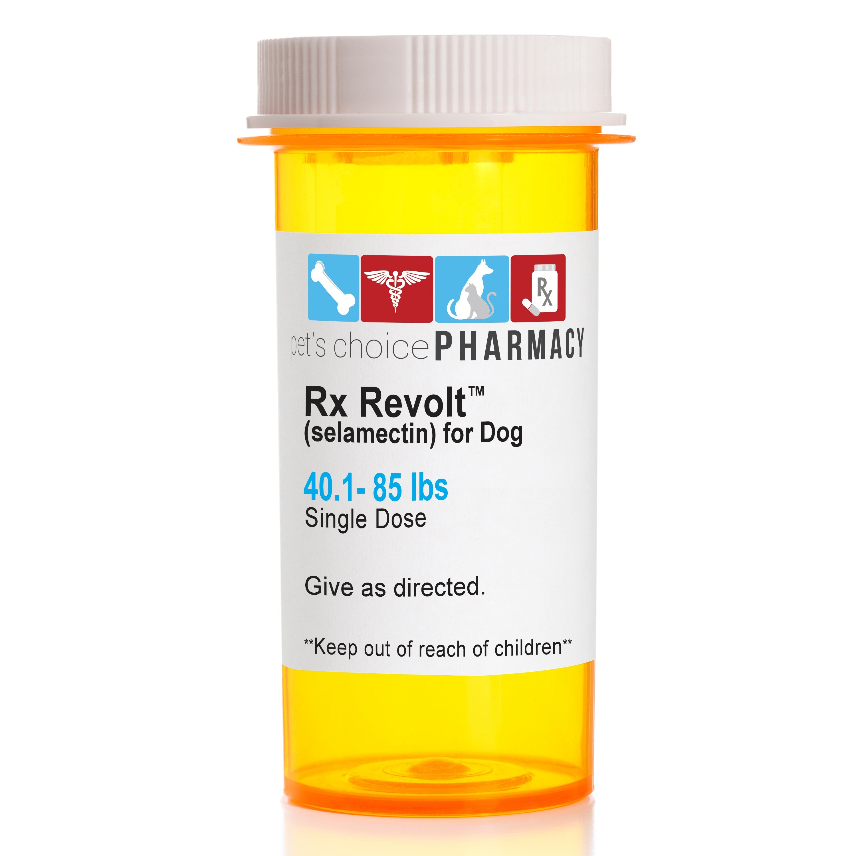 Rx Revolt (selamectin) Dog 40.1-85 lbs Single