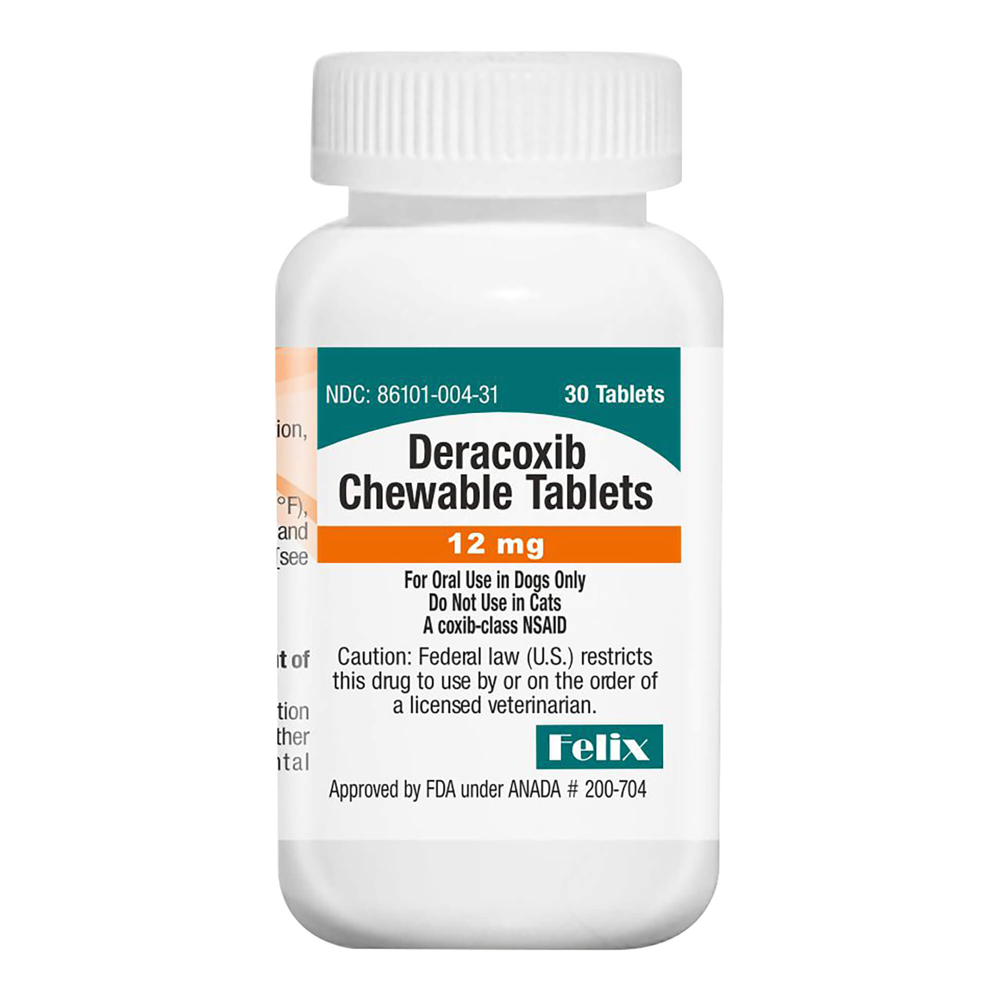 Rx Deracoxib Chewable Tablets 12mg, 30ct