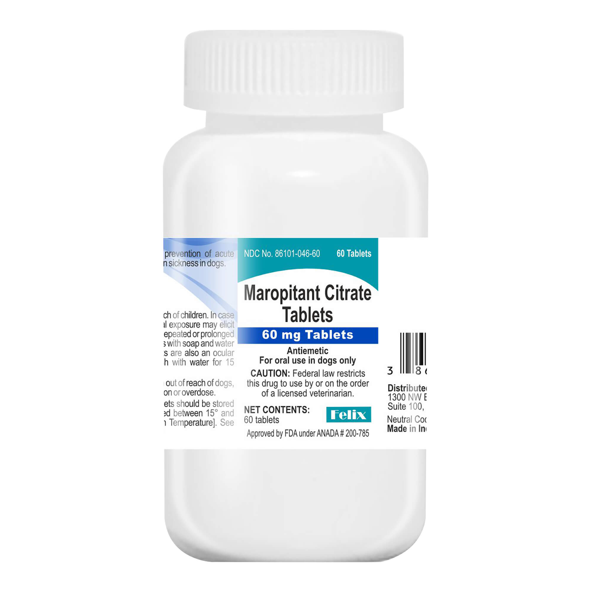 Rx Maropitant Citrate Tablets 60mg, 60ct