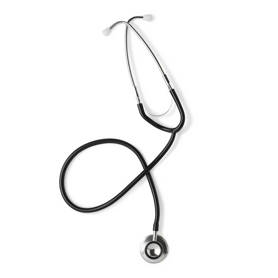 Medlin Stethoscope  Dual Head, Black