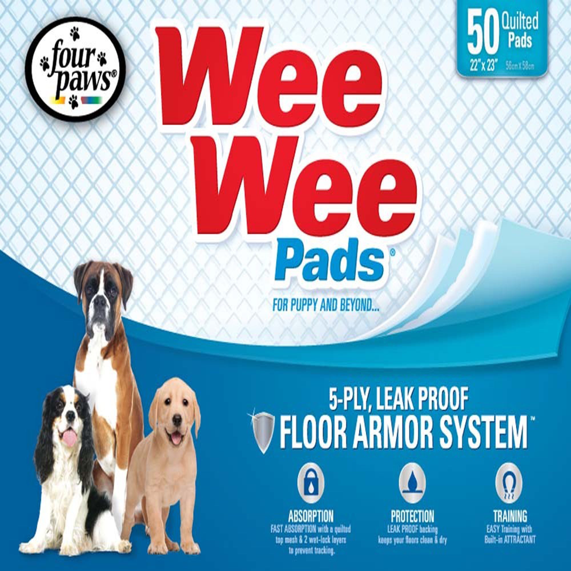 Four Paws WeeWee Superior Performance Dog Pee Pads 1ea/22 in X 23 in 50 ct