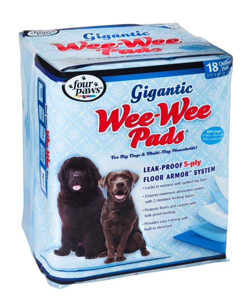 Four Paws WeeWee Superior Performance Gigantic Dog Pee Pads 1ea/27.5 in X 44 in 18 ct