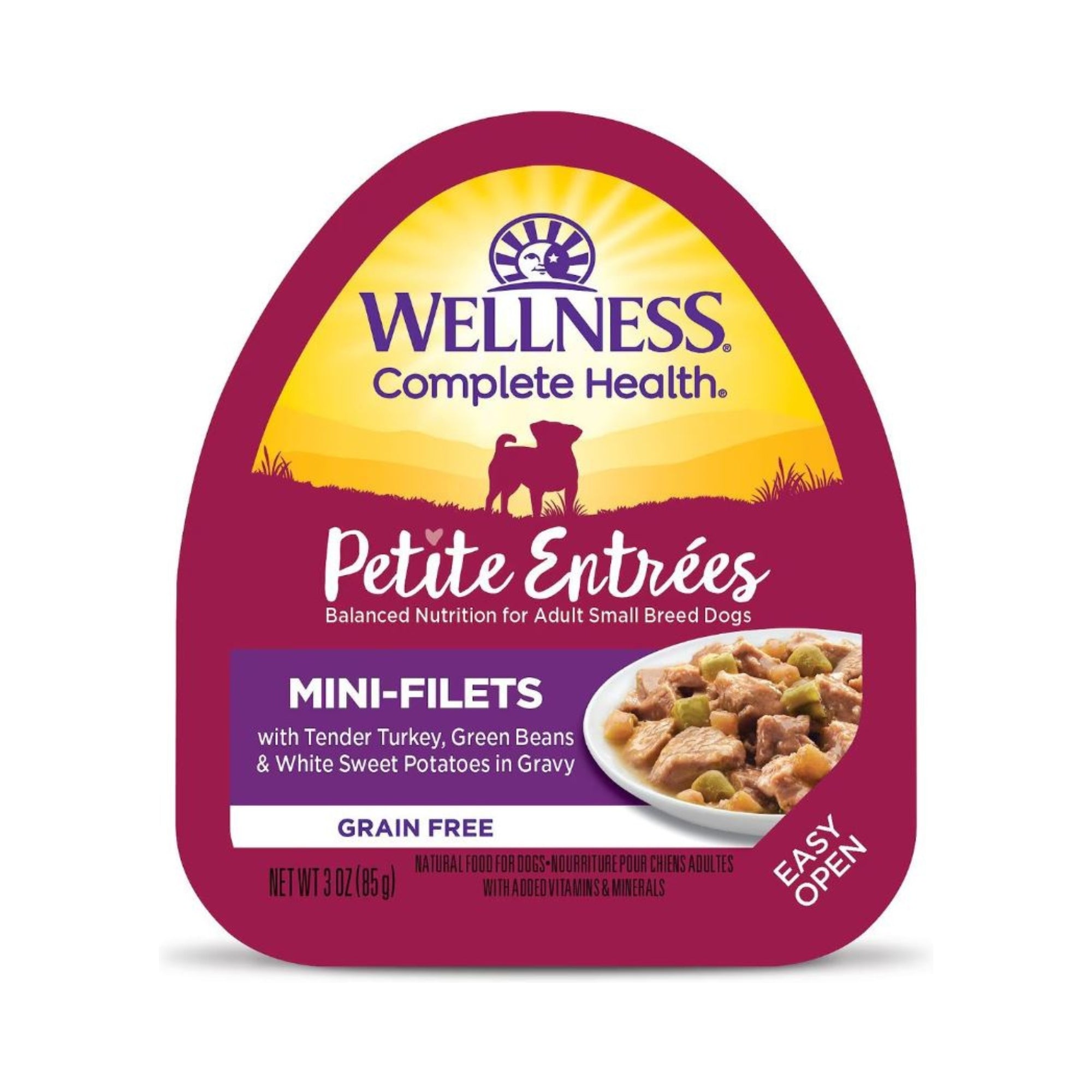 Wellness Complete Health Petite EntrÃ©es Mini Fillet Turkey Green Bean Sweet Potato 3oz. (Case of 12)