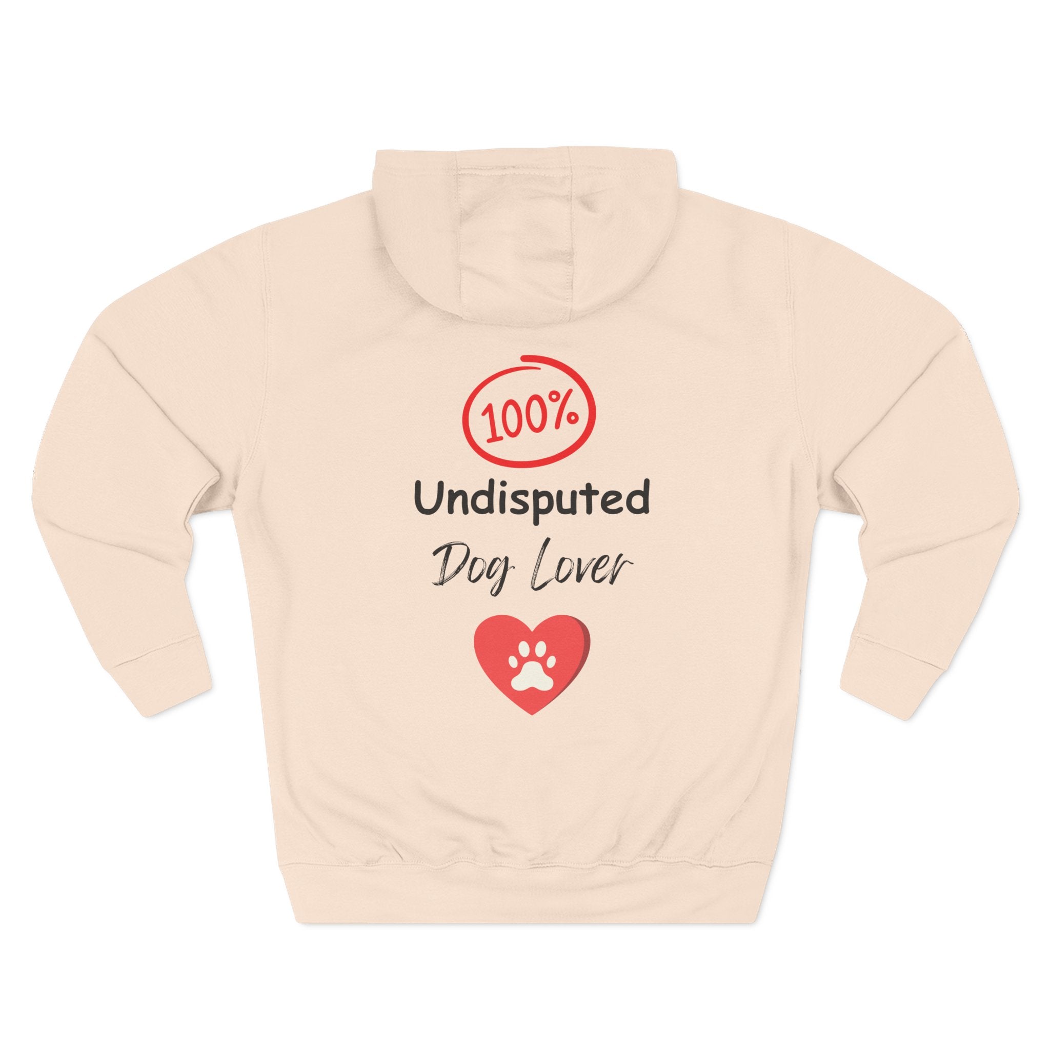 "100% Undisputed Dog Lover" Crew Neck Sweatshirt