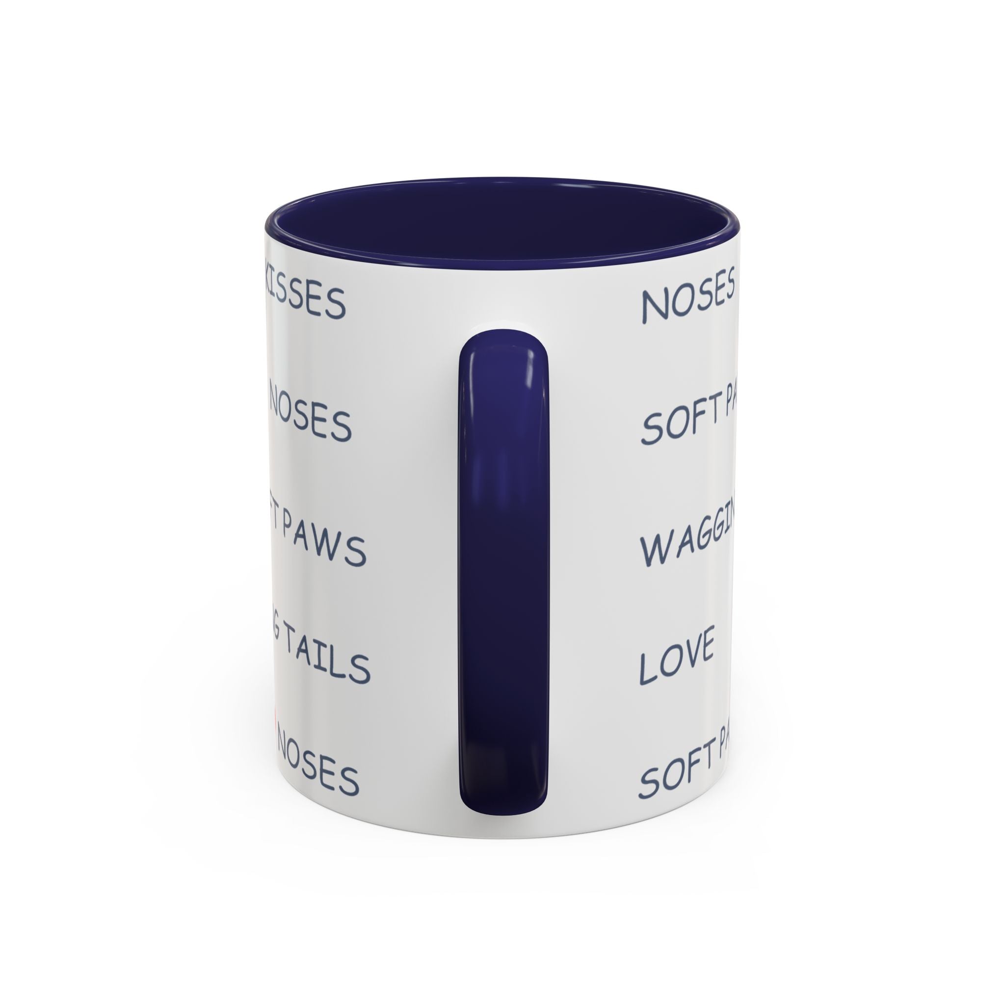 Warm & Fuzzy Pet Lover Collection - Wagging Tails & Kisses Design Mug
