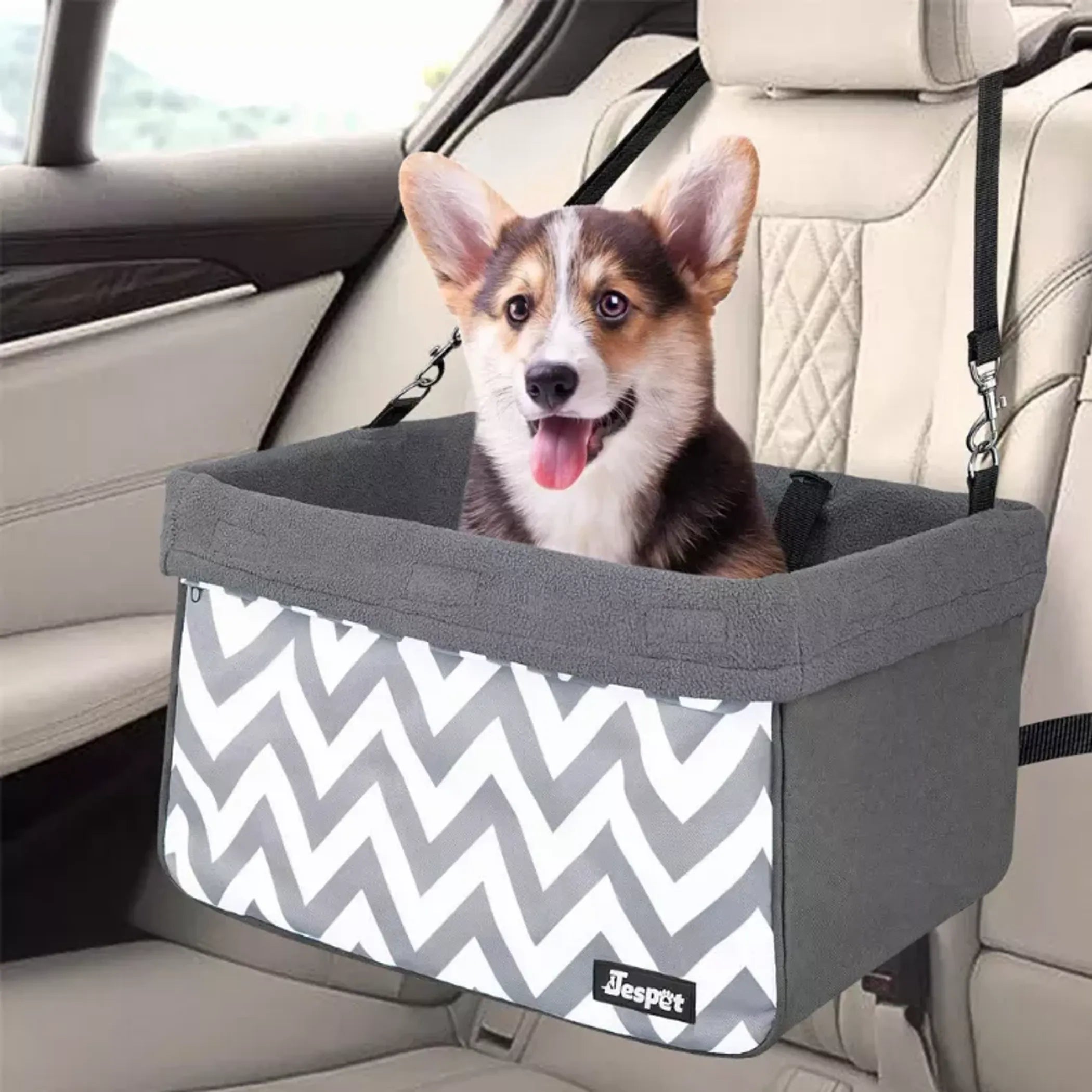 JESPET & GOOPAWS Portable Dog Booster Seat