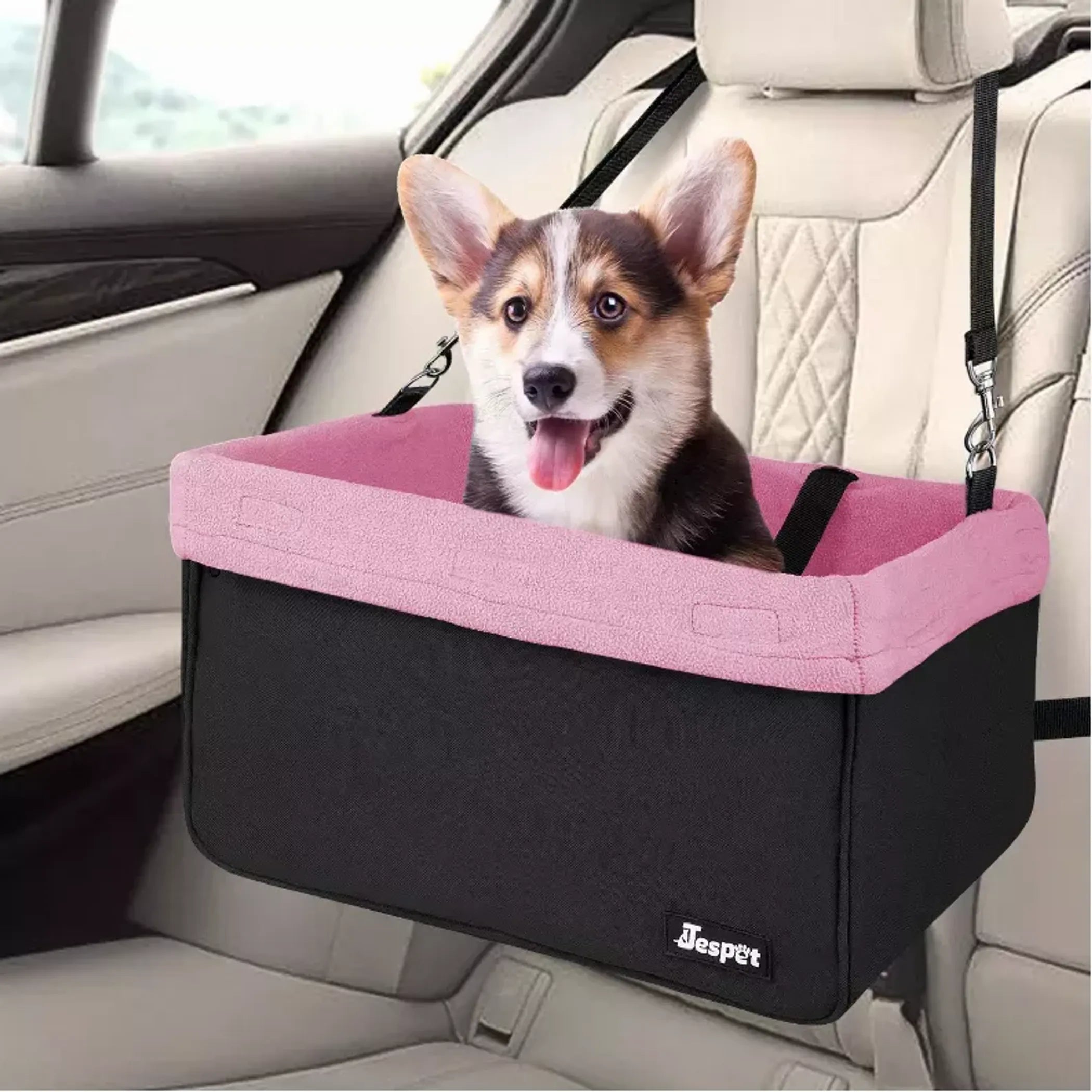 JESPET & GOOPAWS Portable Dog Booster Seat