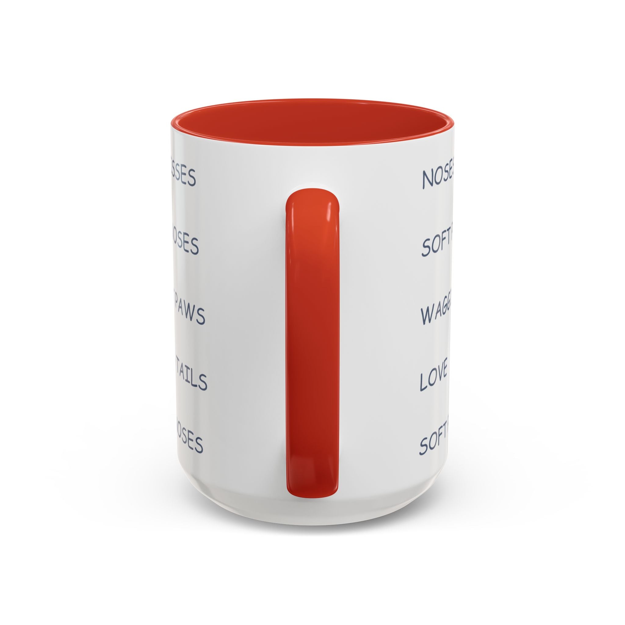 Warm & Fuzzy Pet Lover Collection - Wagging Tails & Kisses Design Mug