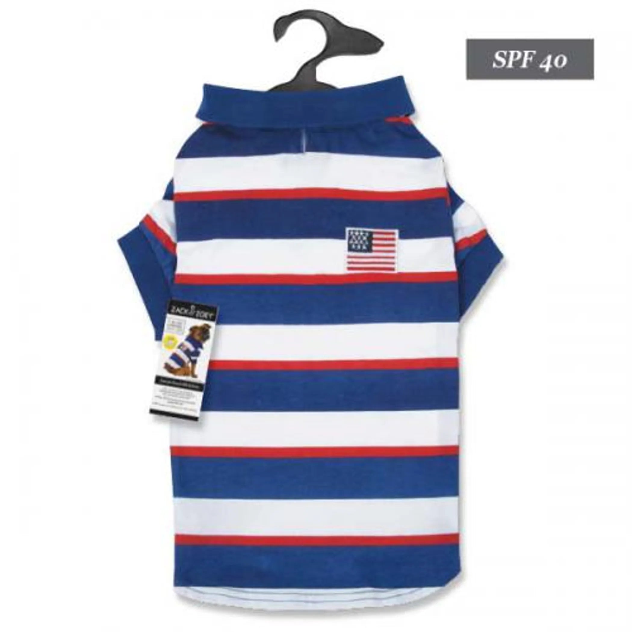 Zack & Zoey Patriotic Pooch SPF40 Polo