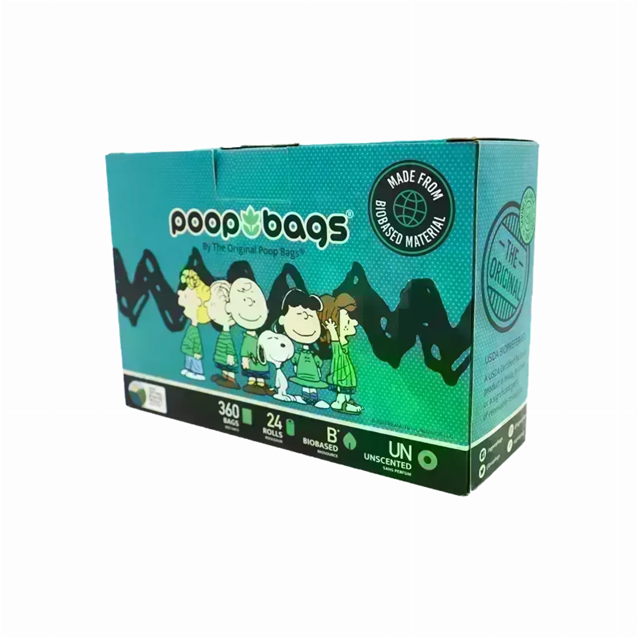 Eco-Friendly Poop Bags with Snoopy & Friends