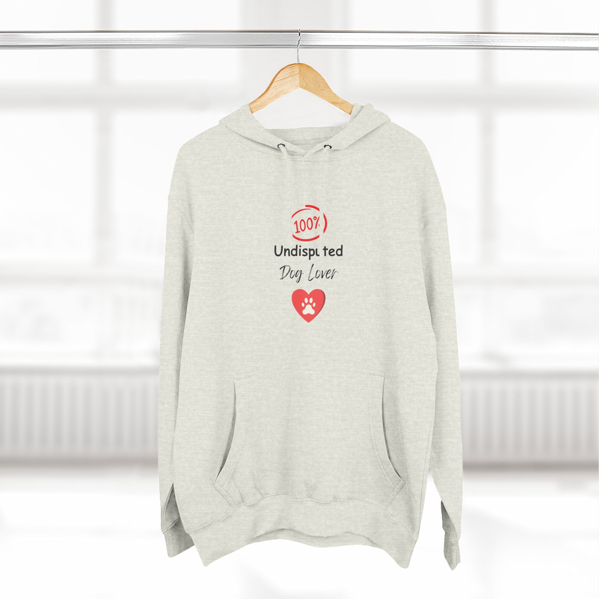 "100% Undisputed Dog Lover" Crew Neck Sweatshirt