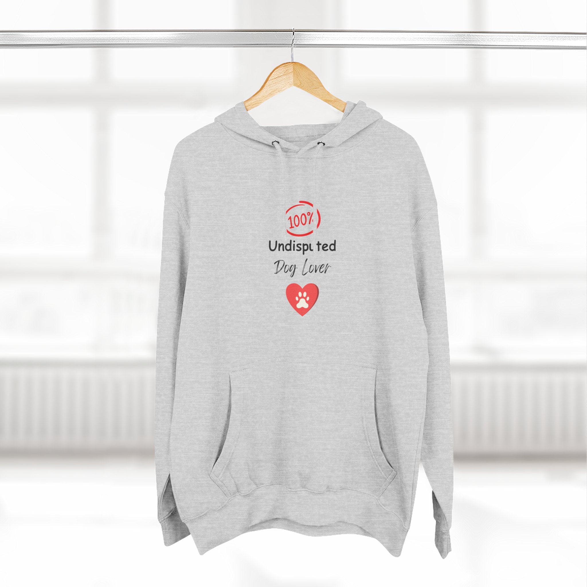 "100% Undisputed Dog Lover" Crew Neck Sweatshirt