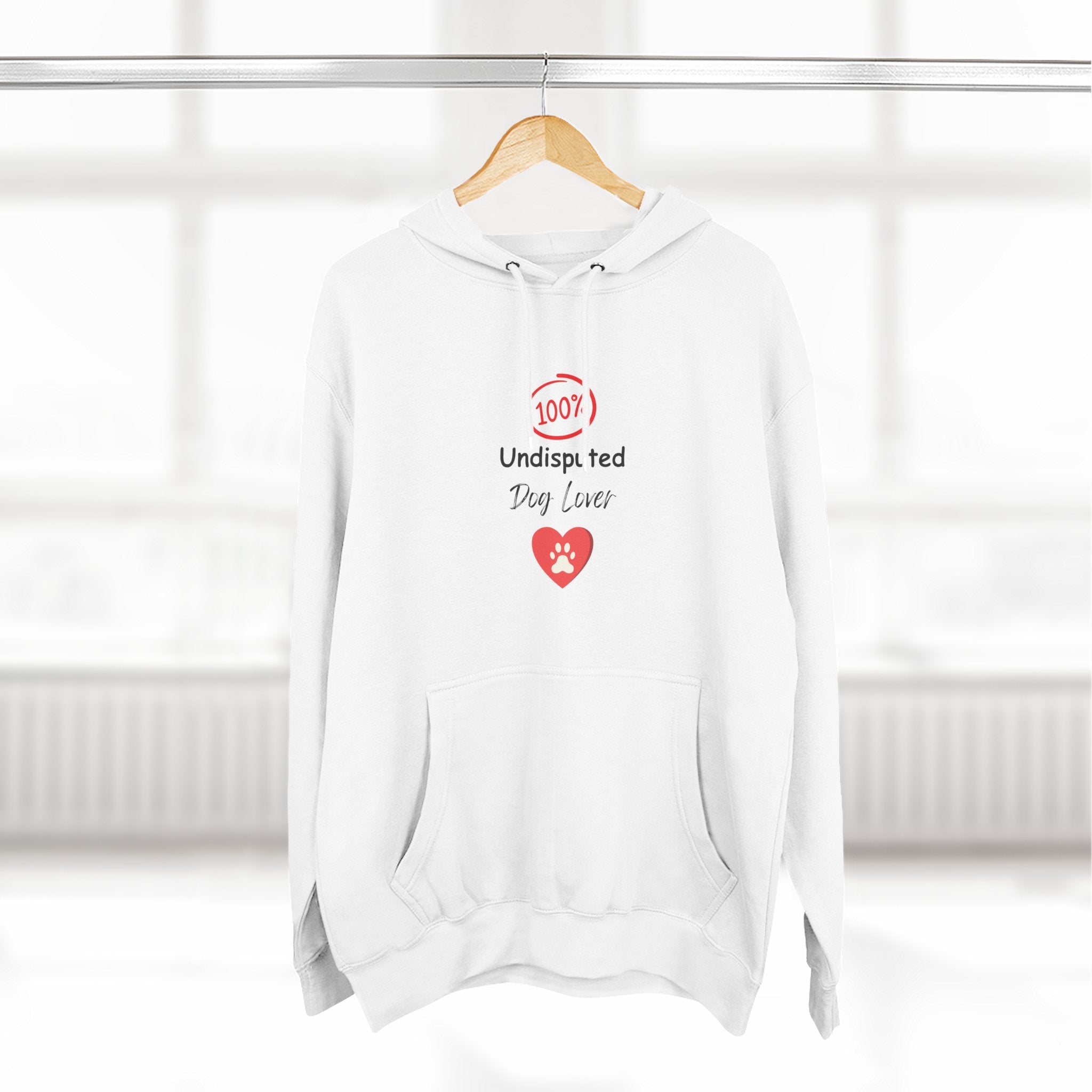 "100% Undisputed Dog Lover" Crew Neck Sweatshirt