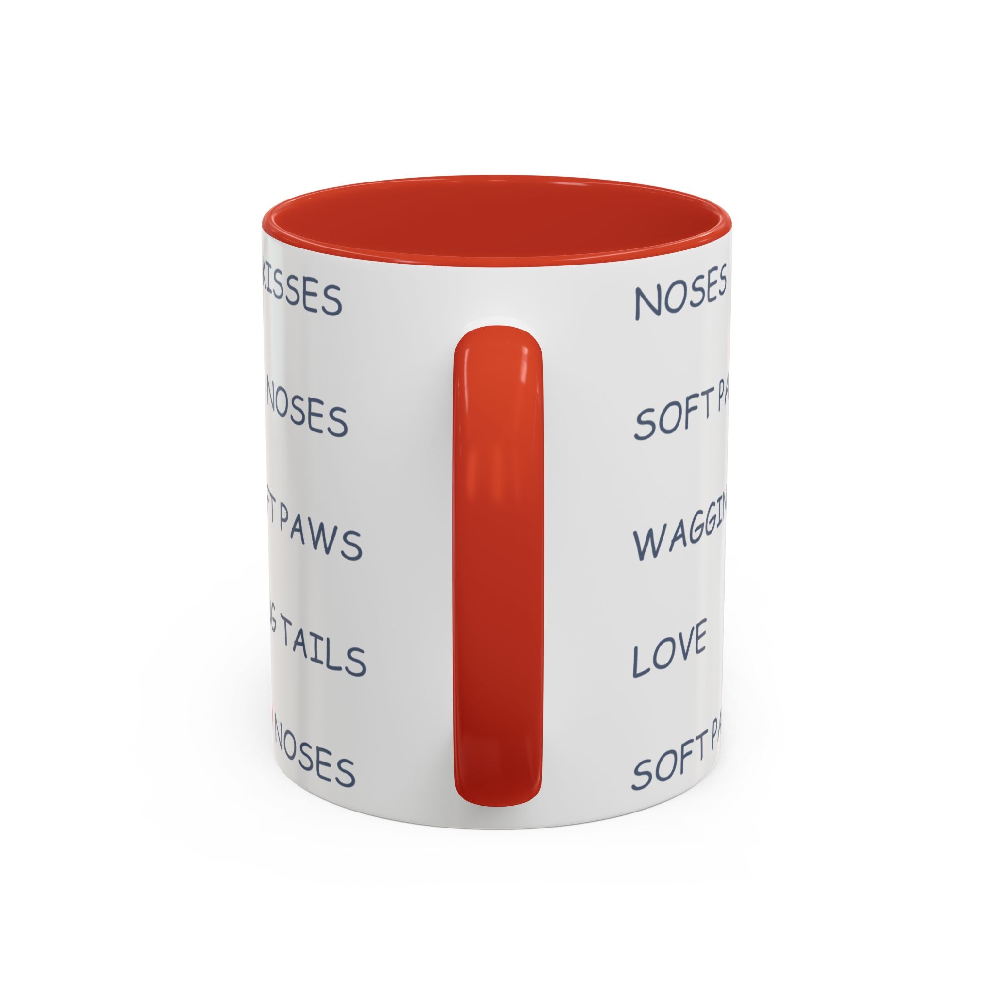 Warm & Fuzzy Pet Lover Collection - Wagging Tails & Kisses Design Mug