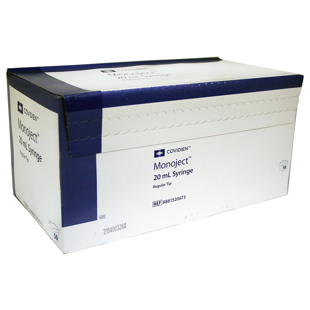 Rx Monoject Syringe  20cc LS  50 Count